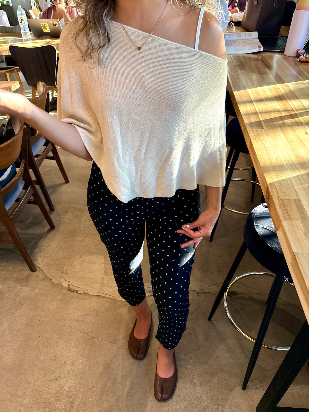 Selena slouchy poncho top